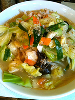 「たんめん（中盛・太麺）680円」@麺処 まるよし商店の写真