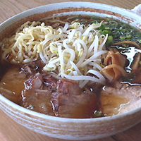 「チャーシューメン （とサンマーメン）」@鳥取手打ラーメンの写真