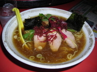 「超コラーゲン 上上ラーメン 正油（￥1500）」@海新山の写真