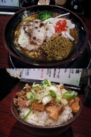 「「今更?豚骨カリー+数量限定ミニアジアめし（￥800+200）」」@豚骨ラーメン じゃぐら 高円寺店の写真