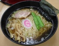 「佐野醤油ラーメン（￥600）」@らーめん さのや 東北自動車道下り佐野SA店の写真