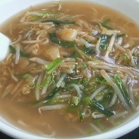 「サンマーメン（もやしあん） ￥600」@ラーメン 麺吉の写真