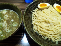 「和風醤油つけ麺（800円）+味玉トッピング」@ラーメン人生 JET 福島本店の写真