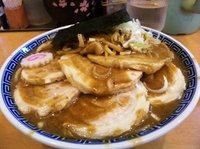 「チャーシューそば（大）+半熟玉子（別皿）」@中華蕎麦 とみ田の写真