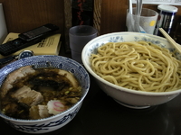 「つけ麺・大盛り・半肉」@次念序の写真