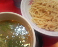 「鶏塩つけ麺（裏メニュー）」@ラーメン たんろん 本店の写真