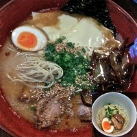 「ラーメン（￥650）Wチーズ（￥50）替玉（￥100）」@分田上の写真