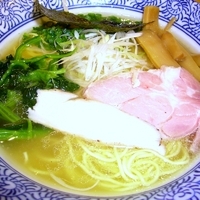 「芳醇香味そば・塩（オープン記念価格390円）」@麺屋 一燈の写真