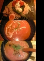 「つけとまと+熱々トマトリゾット」@麺や 庄のの写真