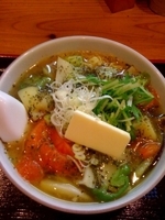 「【限定】ごろごろ夏野菜らーめん」@麺ぽーかろぅの写真