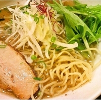 「塩そば+チャーシュー飯（680円+300円）」@中華そば らぁ麺三軒屋の写真