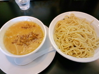 「魚介和風（中盛） 680円」@つけめん番長 銀の写真