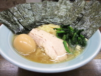 「らーめん600円+味玉100円+のり100円」@究極汁麺 はねだ家の写真