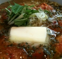 「とまとらーめん890円（カルピスバター入り）」@麺ぽーかろぅの写真