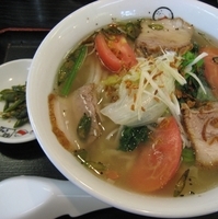 「青唐うま塩らーめん・夏750円（期間限定）」@喜多方ラーメン 坂内 宇都宮店の写真