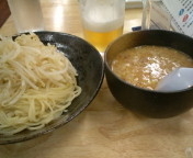 「味噌つけ麺800円+焼小籠包400円+生ビール350円×２」@手打拉麺 焼小龍包 京の華の写真