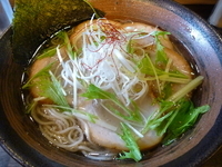 「塩チャーシュー麺（+替え玉）」@麺屋 一慶の写真