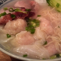 「叉焼雲呑麺」@新記 三宿本店の写真
