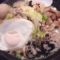 「特 太郎のデラックスちゃんぽん （半熟玉子トッピング）」@名物博多 ちゃんぽん太郎の写真