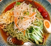 「冷やし担々麺（ヒスイ麺）795円+税39円」@こだわりらーめん ゆきむら亭 守谷支店の写真