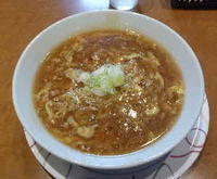 「ハーフ城門ラーメン（醤油味）（450円）」@中華ダイナー 城門の写真