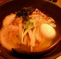 「しおらーめん細麺メンマ増し」@麺や 松の写真