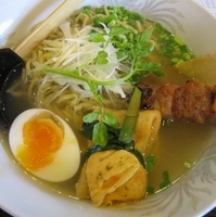 「限定ラーメン（TWIST）850円」@味みれいしょん -assimilation-融合の写真