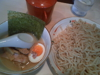 「濃厚魚介極太つけ麺 大盛り」@らーめん道進の写真