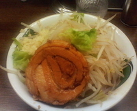 「雷そば（普通盛）」@雷 北松戸本店の写真