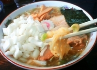 「煮干しラーメン+玉ねぎ」@自家製麺 てんかの写真