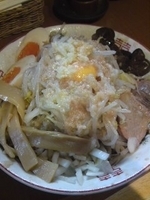 「油そば+味玉」@らーめん ぽっぽっ屋 水道橋店の写真