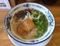 「とんこつラーメン（600円）」@らーめん達の写真