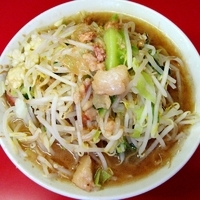 「ラーメン + ニンニク・アブラ」@ラーメン二郎 大宮店の写真