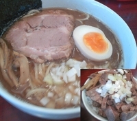 「和風ラーメン+まかない丼」@麺家 一鶴の写真