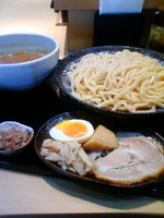 「つけ麺（並）+自家製ブュフレ」@つけ麺 道の写真