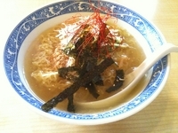 「とり塩冷やしラーメン」@らーめん がんちゃの写真