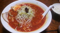 「みそらーめん（赤）」@食工房 えにしやの写真