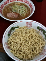 「ラーメン（￥650）つけ麺（￥150）」@ラーメン二郎 相模大野店の写真