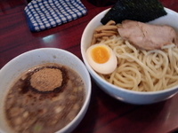 「一鶴つけめん+魚粉」@麺家 一鶴の写真