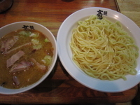 「半肉入りつけそば（720円）」@麺 髙はしの写真