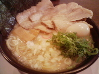 「特製焼きあじ中華そば」@濃厚中華そば・つけ麺 なおじの写真