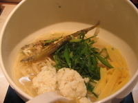 「鮎白湯（6月限定メニュー）」@二代目 海老そば けいすけ 高田馬場本店の写真