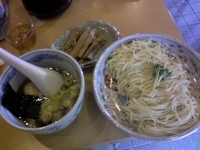「塩 つけ麺 850円 + めんま 150円 = 1,000円」@らーめん いまるやの写真