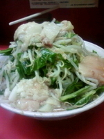 「大ラーメン（ヤサイマシマシ、ニンニク、アブラ）」@ラーメン二郎 大宮店の写真