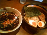 「つけ麺（魚介醤油） 太麺  サービス味玉」@拉麺屋とみの写真