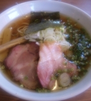 「煮干蕎麦（醤油）730円+大盛り100円+チャーシュー（2枚）2」@喜乃壺の写真