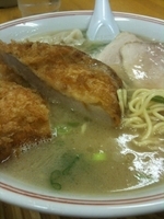 「スペシャルカツラーメン 800円」@ふくちゃんラーメン 博多店の写真