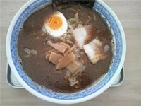 「醤油ラーメン+餃子」@らーめん大吉の写真