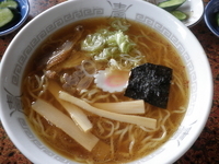 「ラーメン(600円)+冷たい肉そば(650円)」@いろは分店の写真