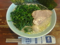 「塩ラーメン並（麺硬め）+のり5枚+レンソウ増し」@壱六家 大森店の写真